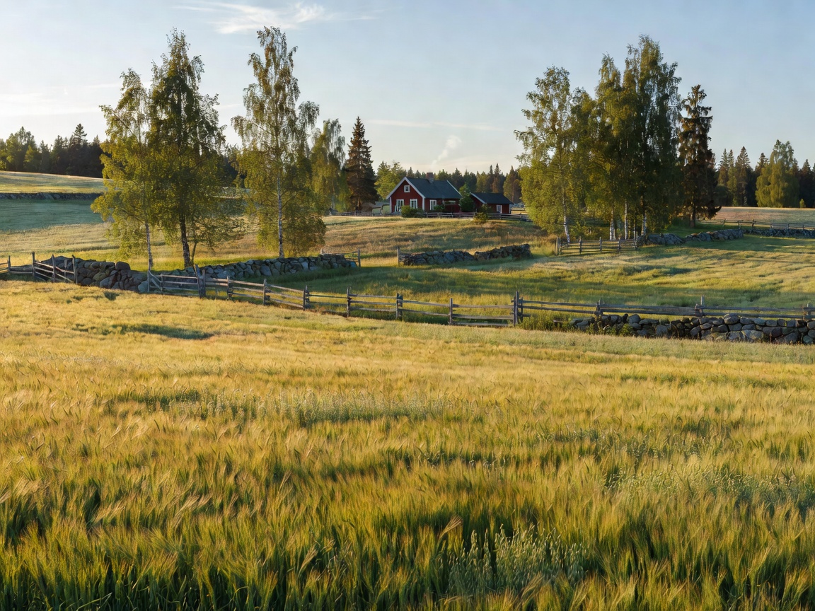 Suomalainen maaseutu ja pellot